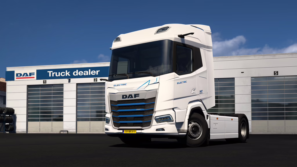 DAF XF Electric Joins ETS2: New Fully Electric Truck Revealed