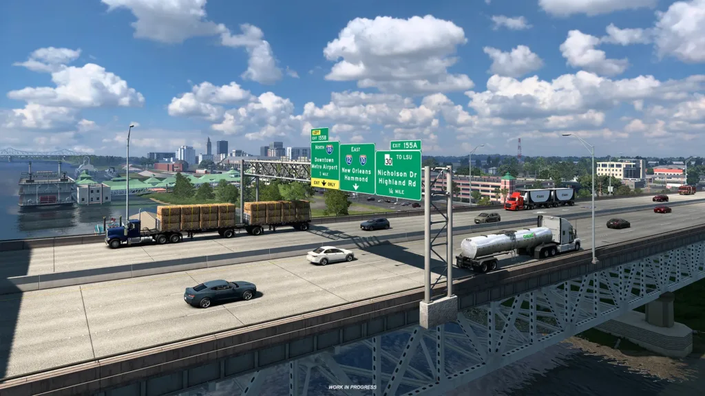 ATS Louisiana DLC Cities: New Orleans and Baton Rouge