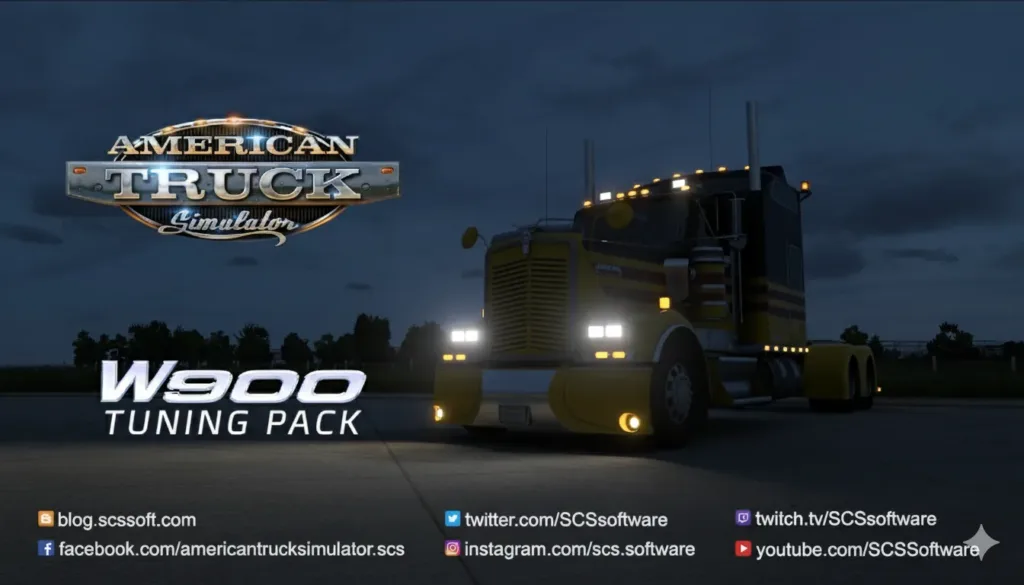 American Truck Simulator: W900 Tuning Pack