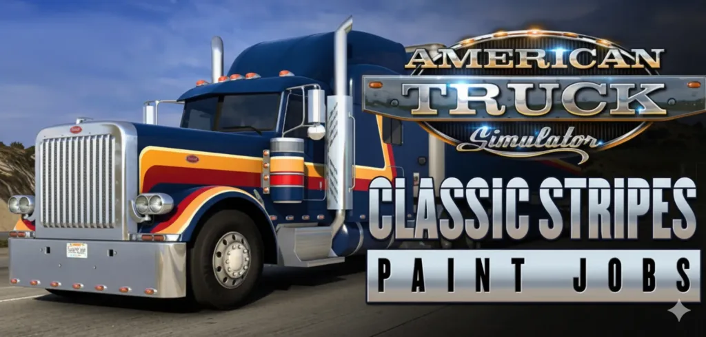 American Truck Simulator: Classic Stripes Paint Jobs Pack