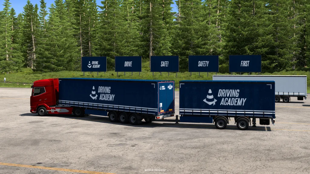New Double Trailer Handling Module in ETS2 & ATS 1.58