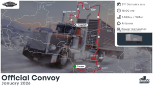 Тематичний конвой у ATS: Подорож з Тусона до Флагстаффа
