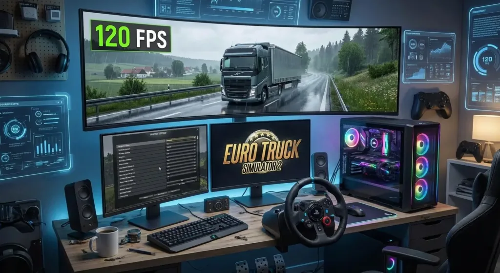 Increase FPS in ETS 2: Ultimate Guide to Fix Lag & Stuttering