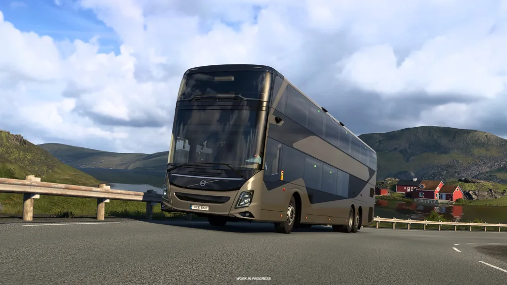 Volvo 9700 Double Decker: The Iconic Coach in ETS2 DLC